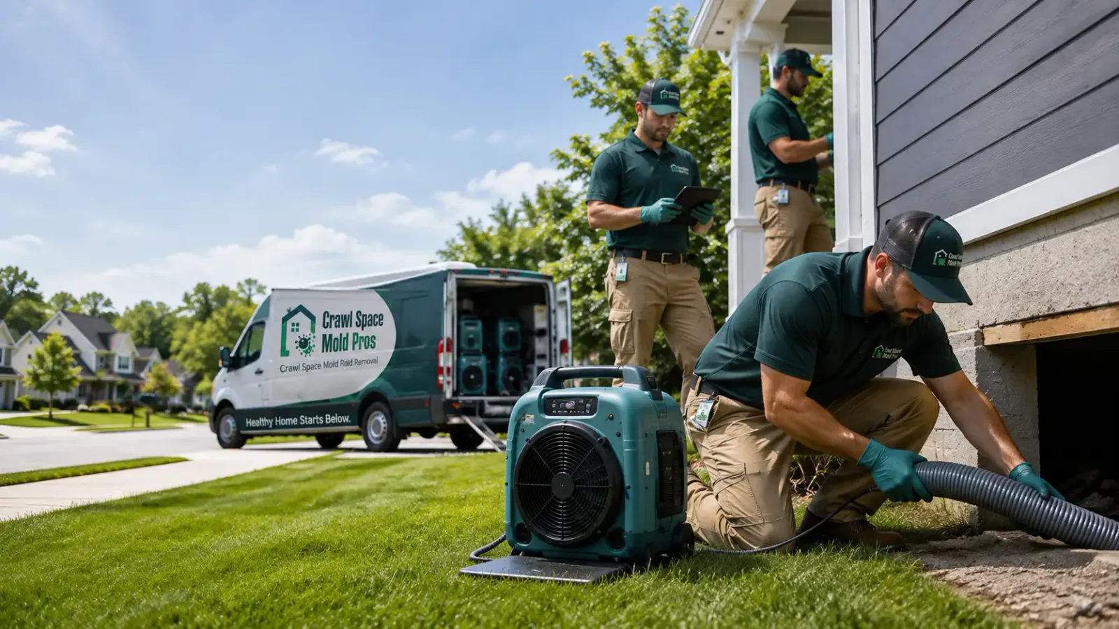 Crawl Space Mold Removal in Cowiche, WA